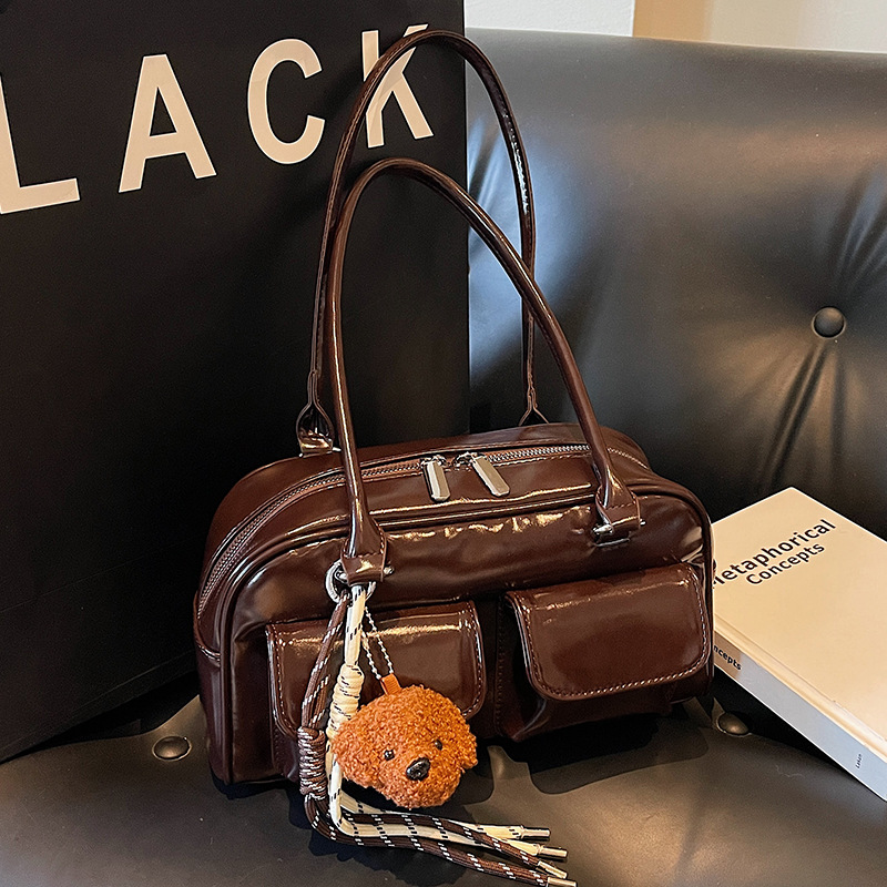 Quiet Luxury Bags Tote - Sac fourre-tout vintage grande capacité à