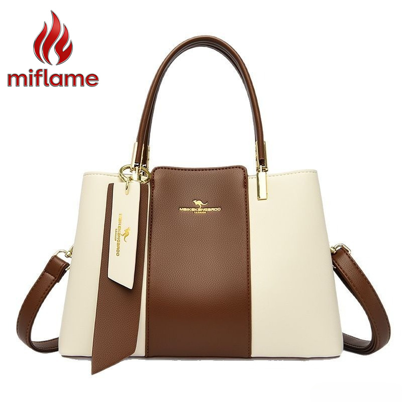Quiet Luxury Bags Tote - Sac fourre-tout en cuir véritable pour
