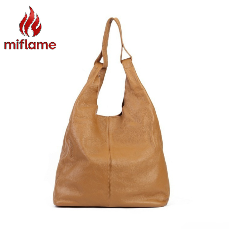 Quiet Luxury Bags Tote - Sac fourre-tout d'épaule en cuir véritable