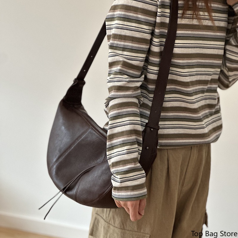 Sac Hobo en Cuir Véritable pou - Quiet Luxury Bags Crossbody avis et prix