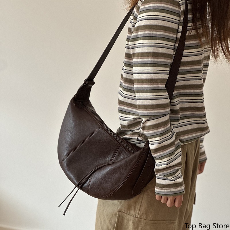 Sac Hobo en Cuir Véritable pou - Quiet Luxury Bags Crossbody avis et prix