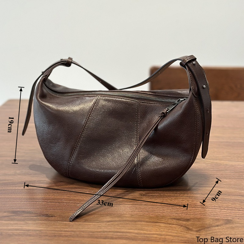 Sac Hobo en Cuir Véritable pou - Quiet Luxury Bags Crossbody avis et prix