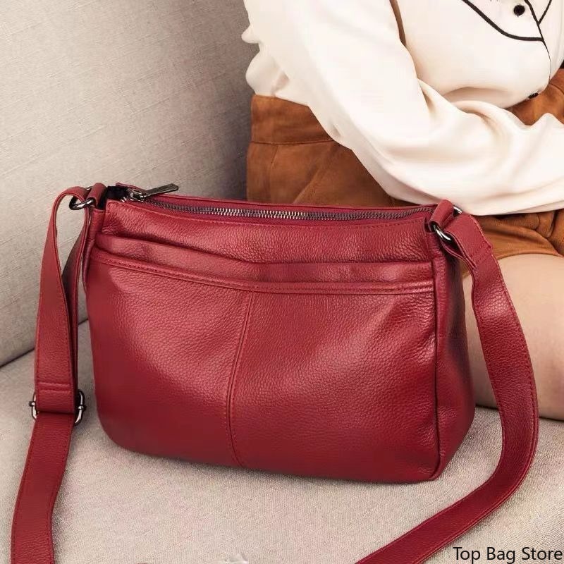 Sac hobo en cuir véritable pou - Quiet Luxury Bags Crossbody avis et prix