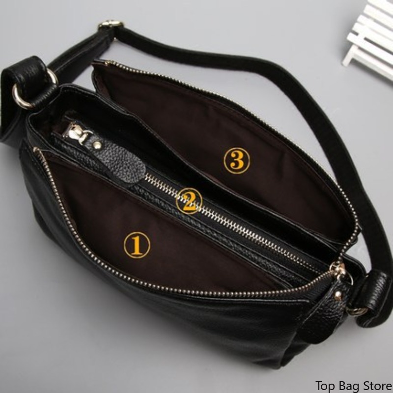 Sac bandoulière en cuir vérita - Quiet Luxury Bags Crossbody avis et prix