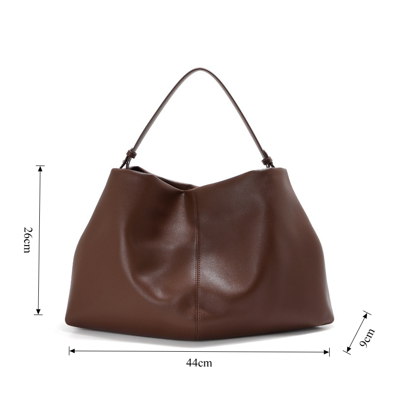 Sac à bandoulière en cuir véri - Quiet Luxury Bags Tote avis et prix