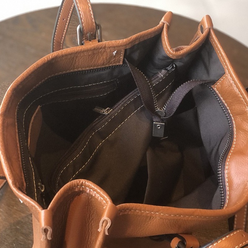 Sac fourre-tout en cuir vérita - Quiet Luxury Bags Tote avis et prix