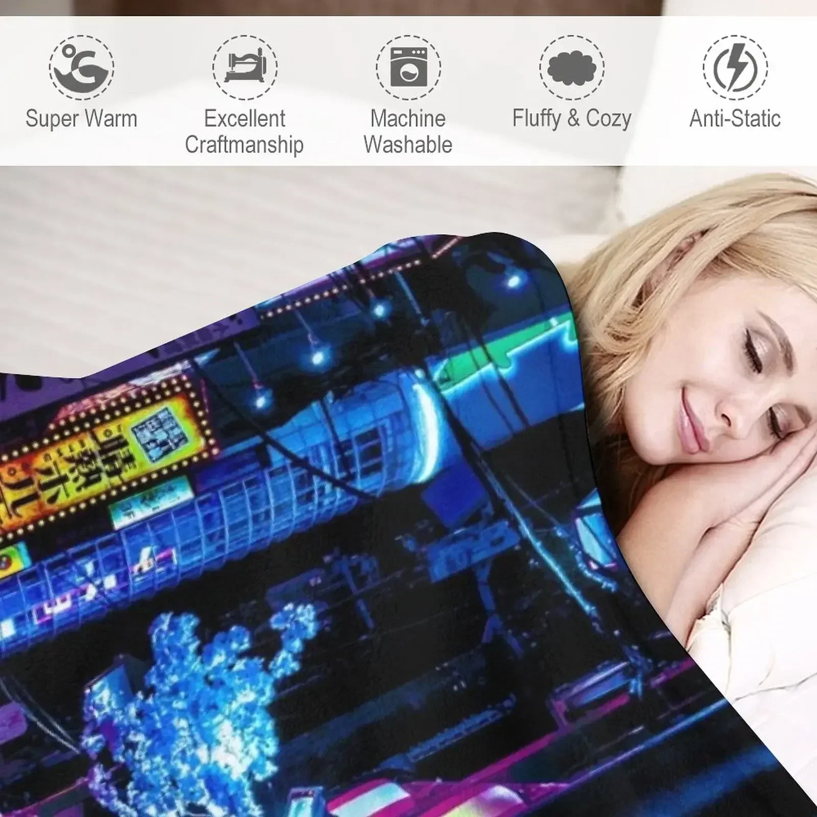 Couverture de lit Blue Tokyo A - Luxury Bags Tokyo avis et prix