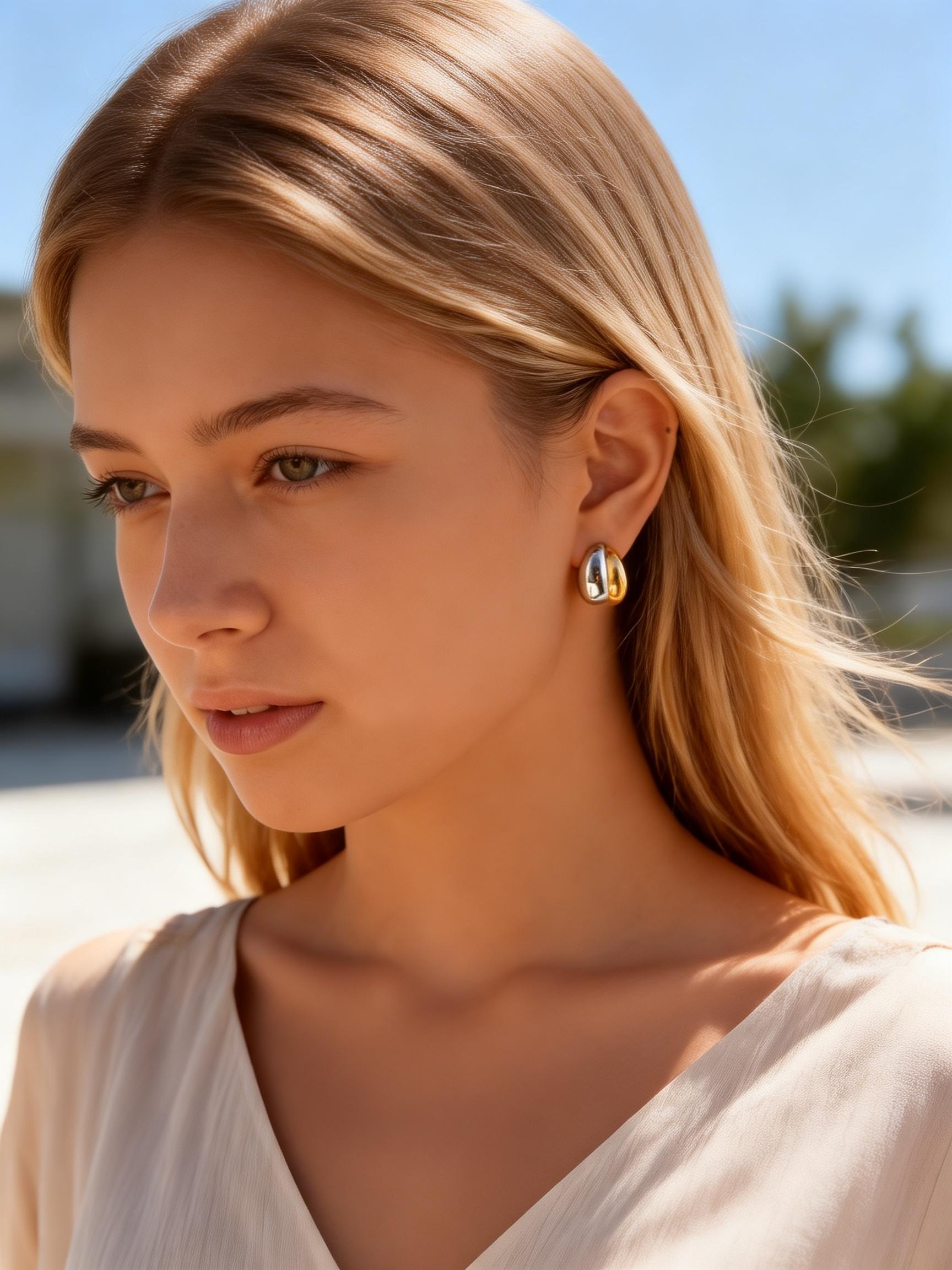 Boucles d'oreilles clous goutt - Luxury Bags Wholesale avis et prix