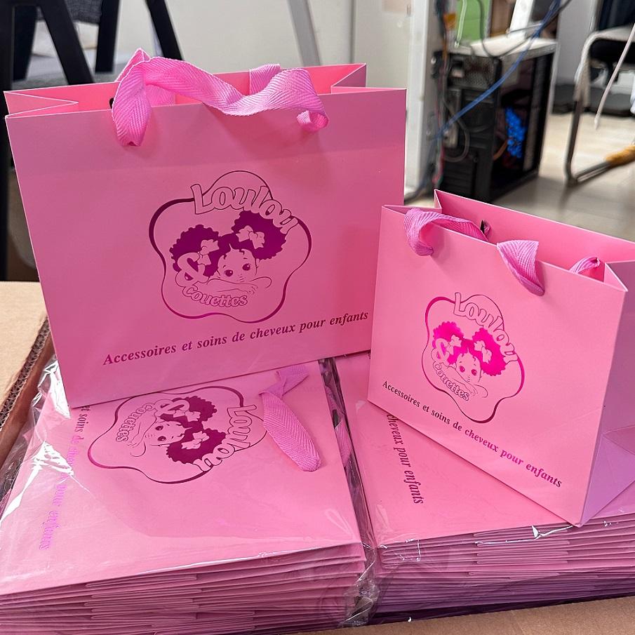 Sac en papier de shopping de l - Luxury Bags Logo avis et prix