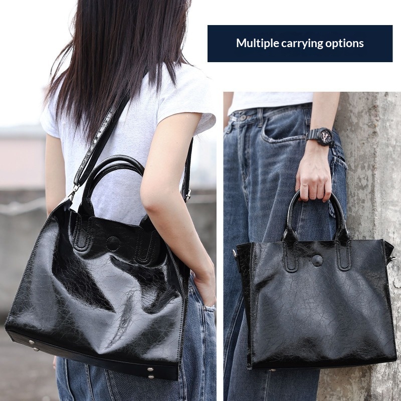 Sac fourre-tout en cuir vérita - Quiet Luxury Bags Tote avis et prix