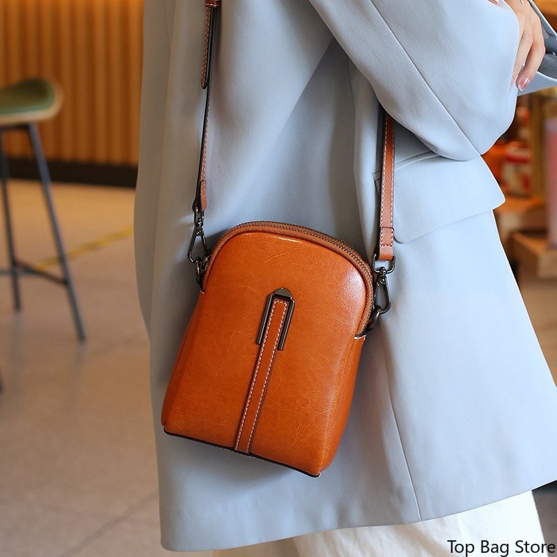 Sac à bandoulière en cuir véri - Quiet Luxury Bags Crossbody avis et prix