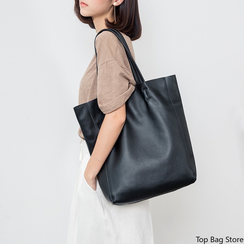 Sac fourre-tout en cuir vérita - Quiet Luxury Bags Tote avis et prix